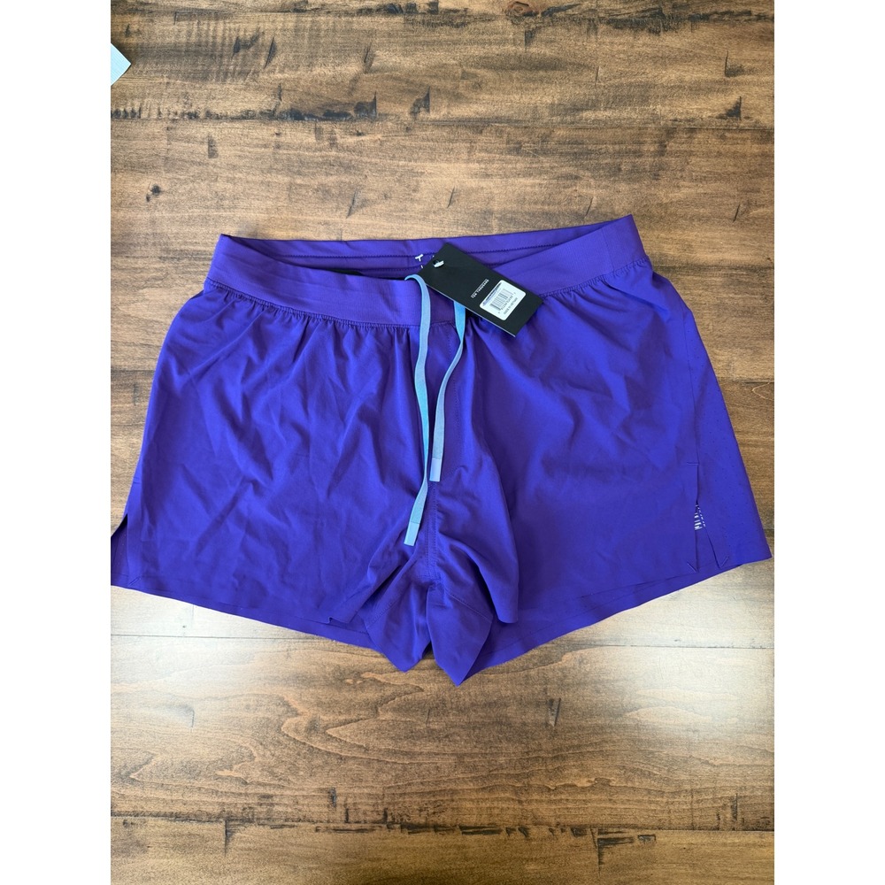 Ten Thousand The Distance Short Mens Medium Purple Running Training 3 in NWOT
